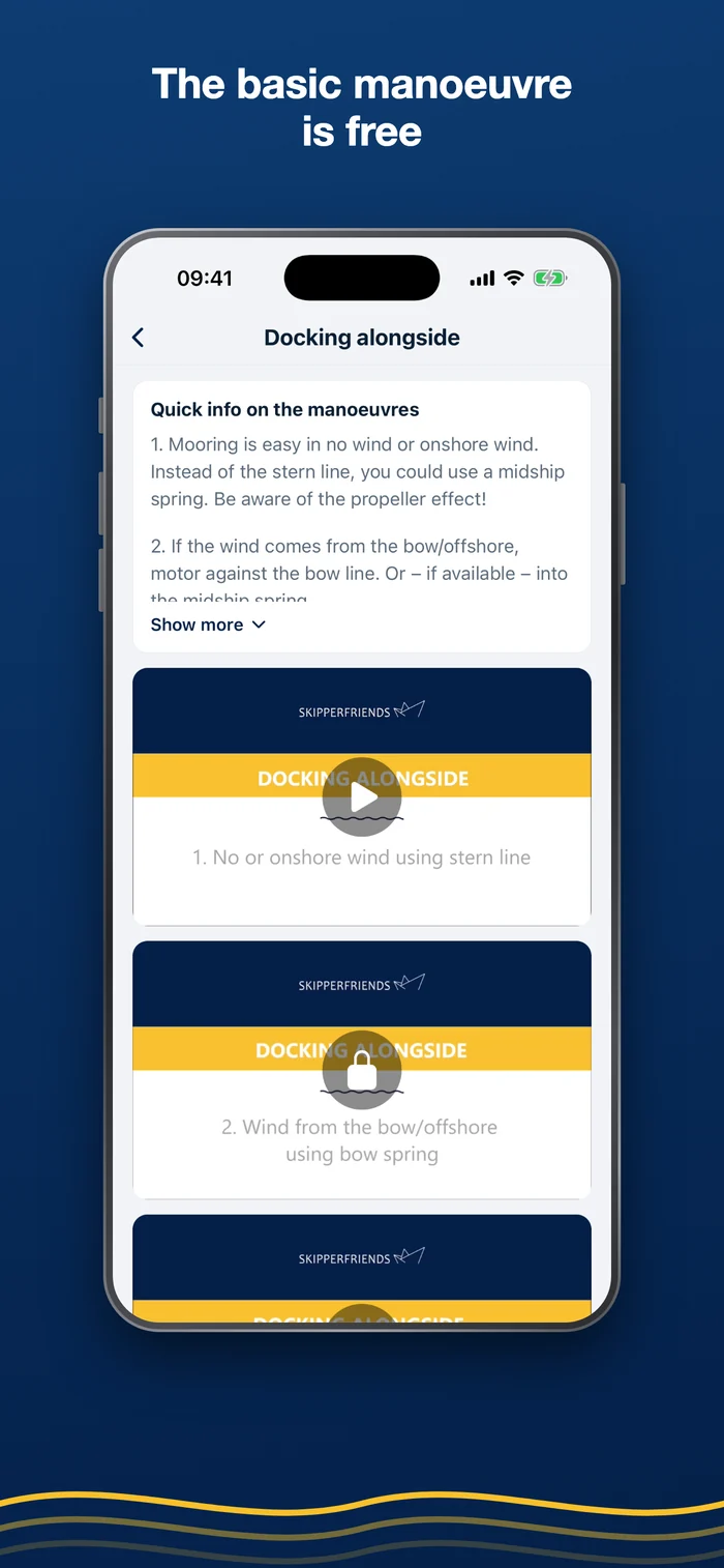 Port King – the basic manoeuvre is free