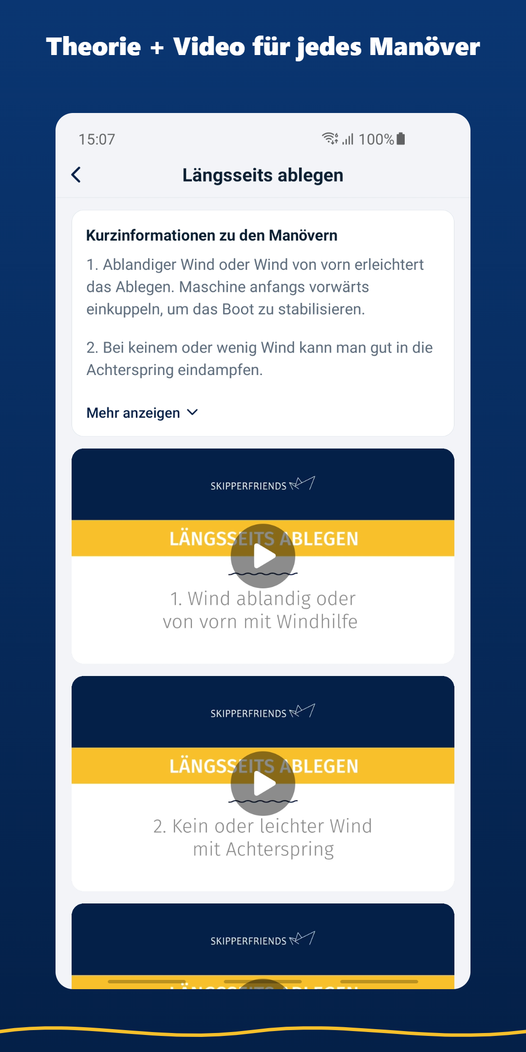 Manöverübersicht