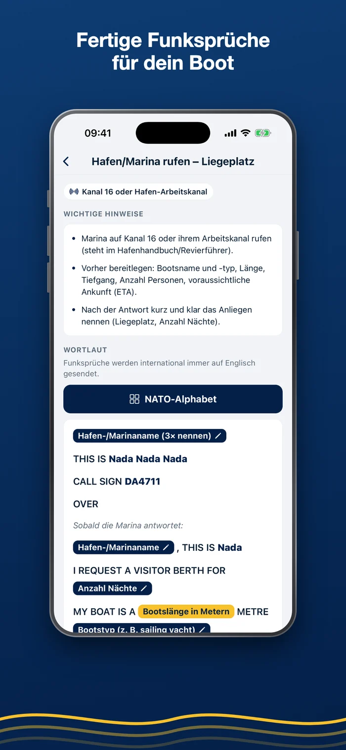 Port King – Funksprüche-Generator