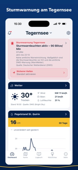 Sturmwarnung Tegernsee